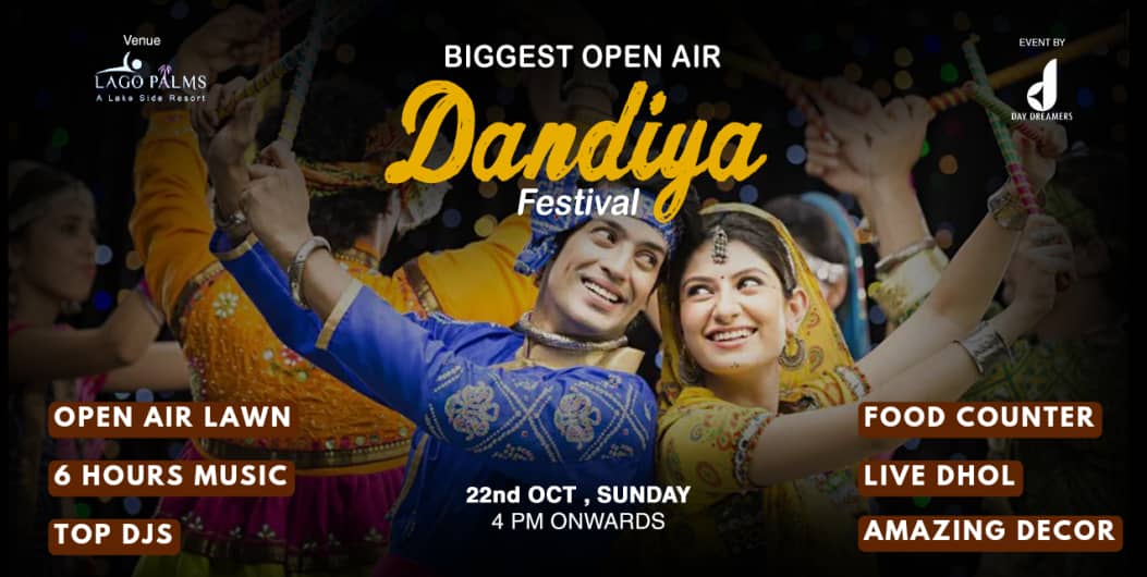 Biggest Open Air Dandiya Festival Lago Palms at Lago Palms Resort in