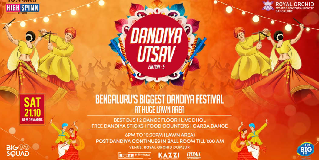 Dandiya Utsav 5 The Biggest Dandiya Festival at Hotel Royal Orchid in