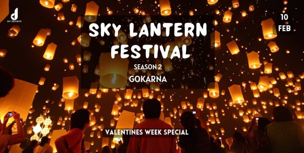 Sky Lantern Festival Gokarna at Gokarna Beach in Bangalore HighApe