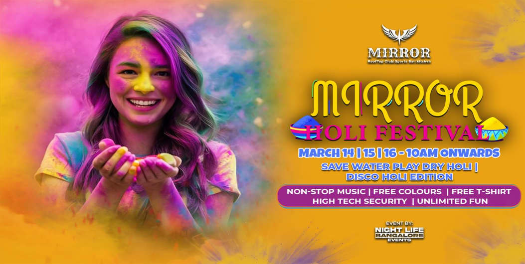 holi bash 2025 bangalore