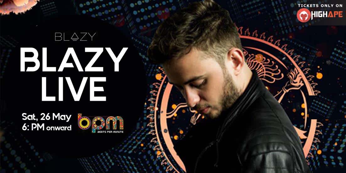BLAZY live at Beats Per Minute, Hyderabad