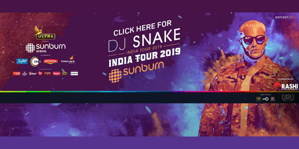 Sunburn Arena With Dj Snake At To Be Announced In Bangalore Highape