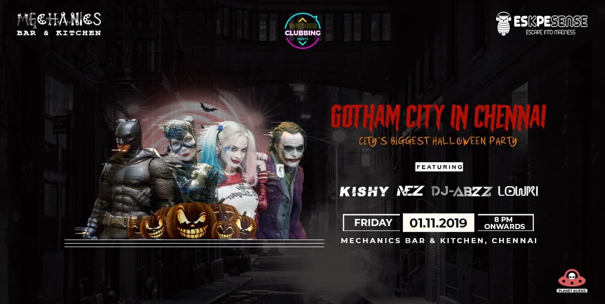 Gotham City In Chennai - Biggest Halloween Party