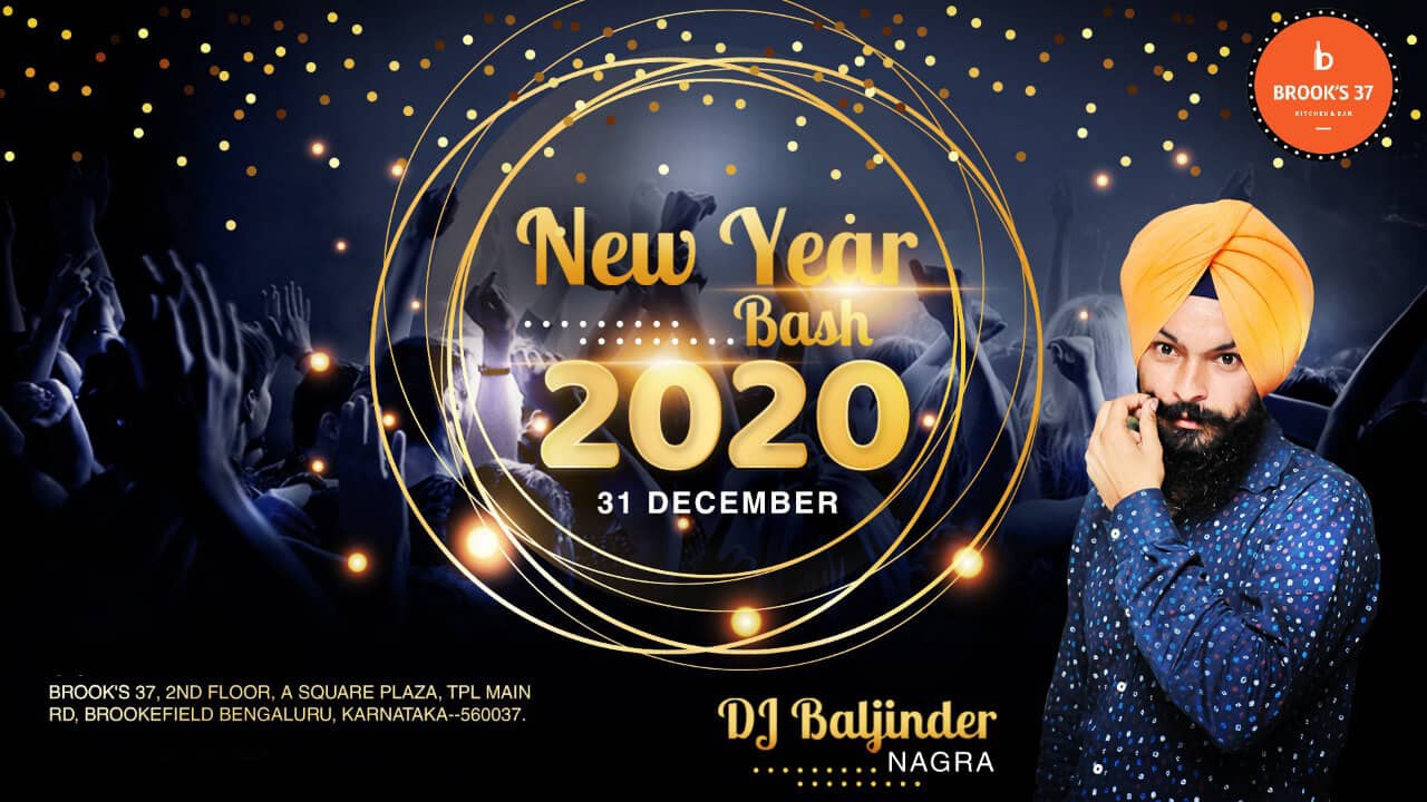 New Year Bash 2020 at Brook's 37 in Bangalore - HighApe