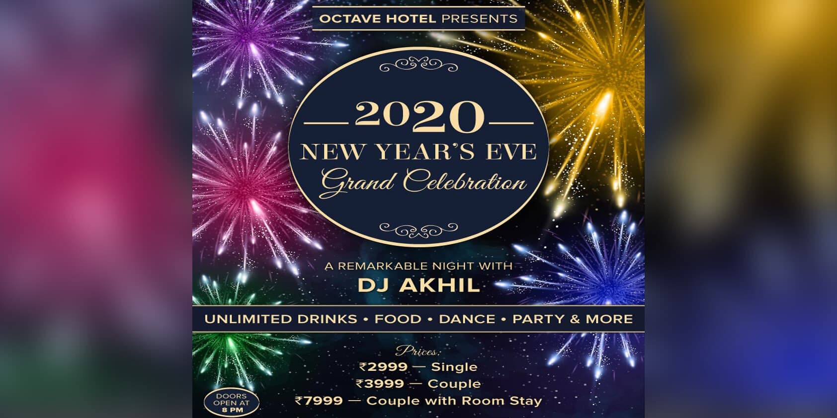 2020 New Year Eve Grand Celebration at Octave at Octave Hotel ...