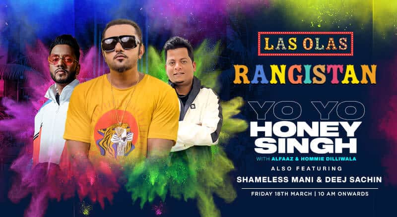 Yo Yo Honey Singh Live  The Biggest Beach Holi in India. 