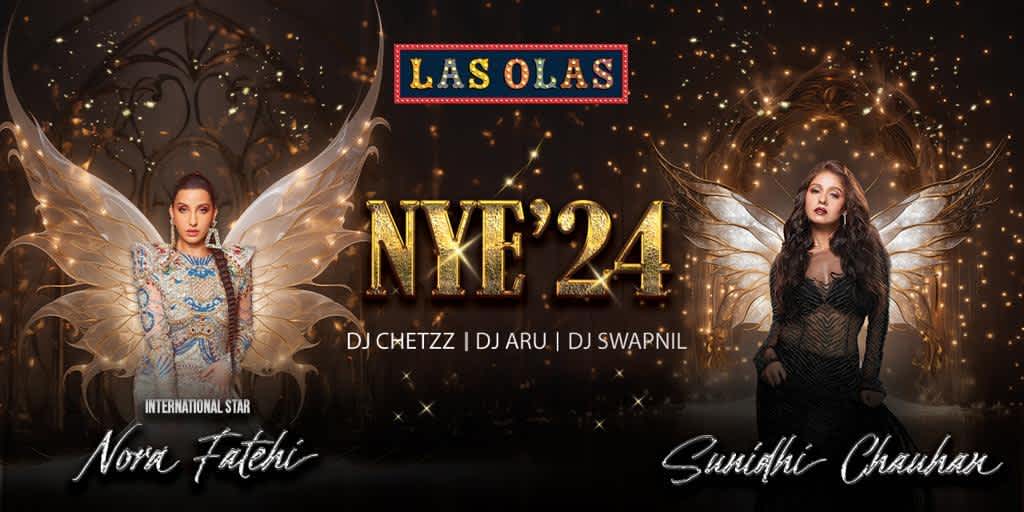 Nora Fatehi & Sunidhi Chauhan Live NYE 2024 | Las Olas