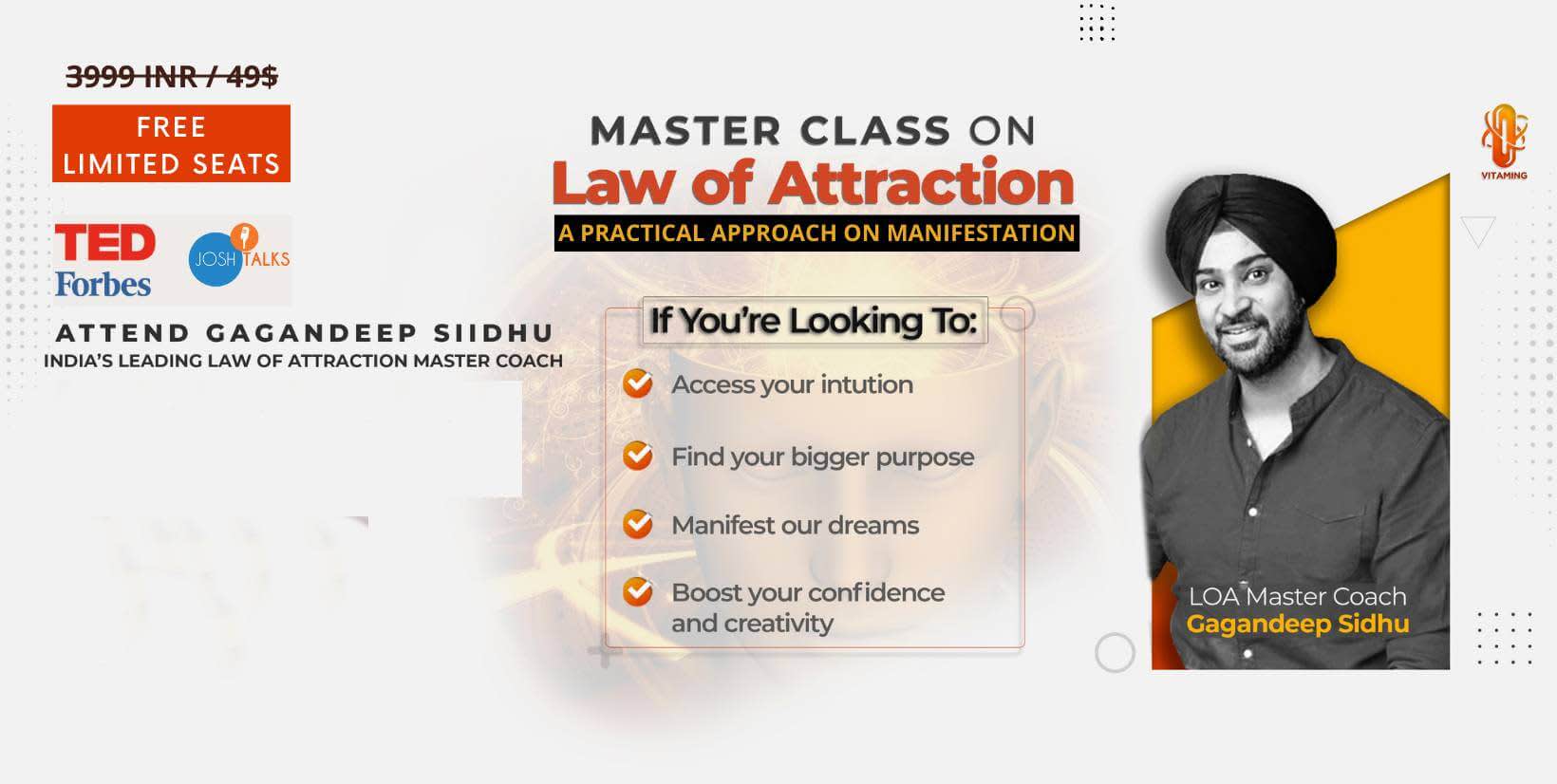 Law Of Attraction - Free Workshop For 7 Days
