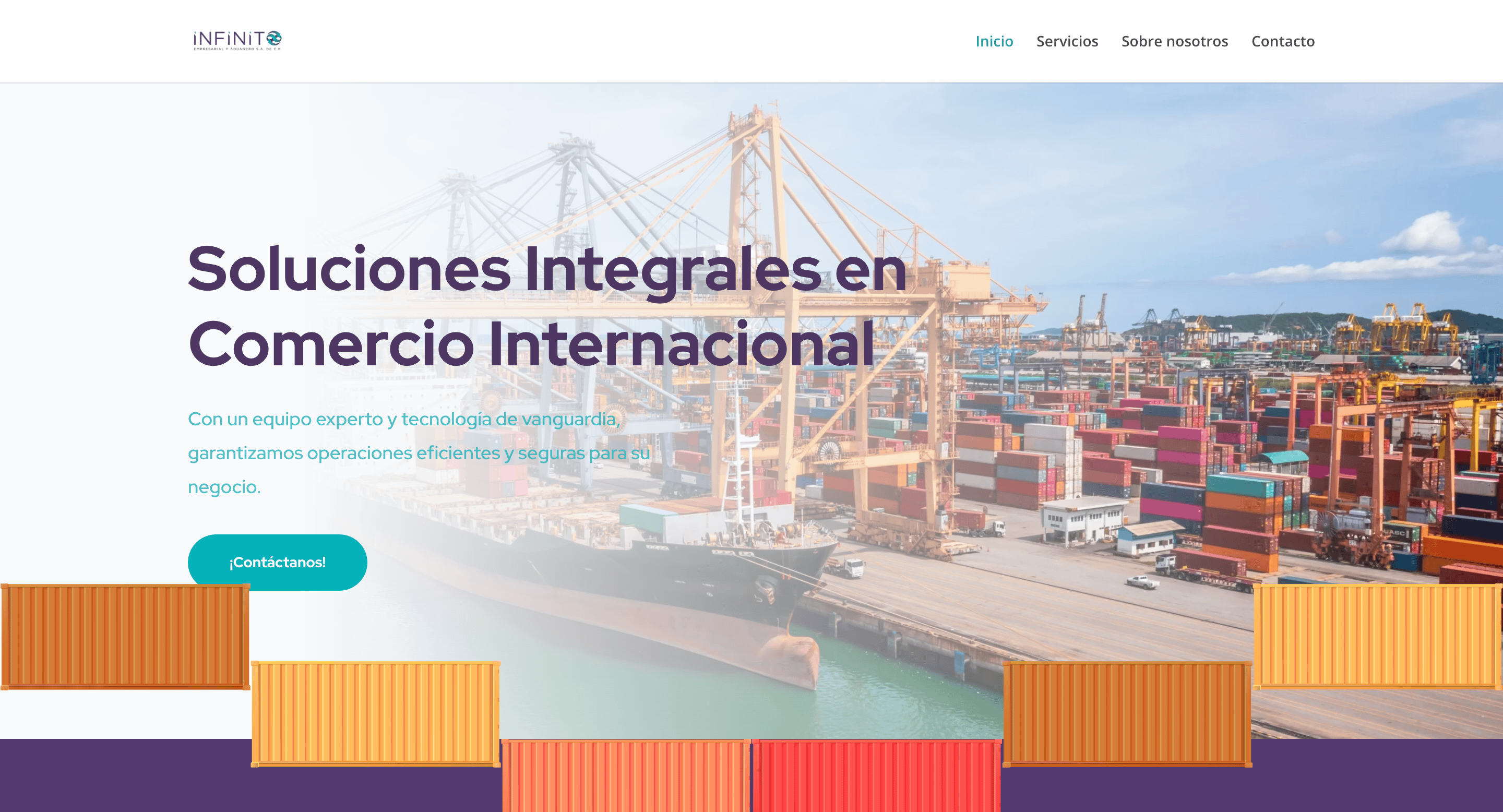 Sitio Web - Infinito Empresarial y Aduanero  - imSoft