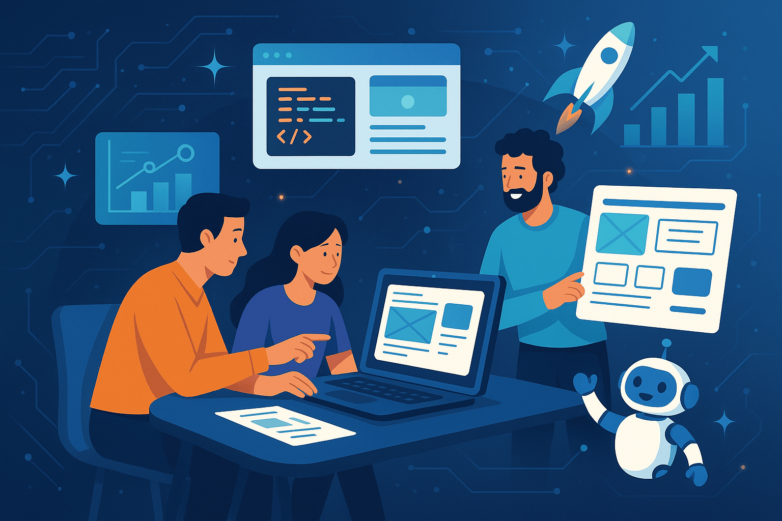 Step-by-step process to create a successful website