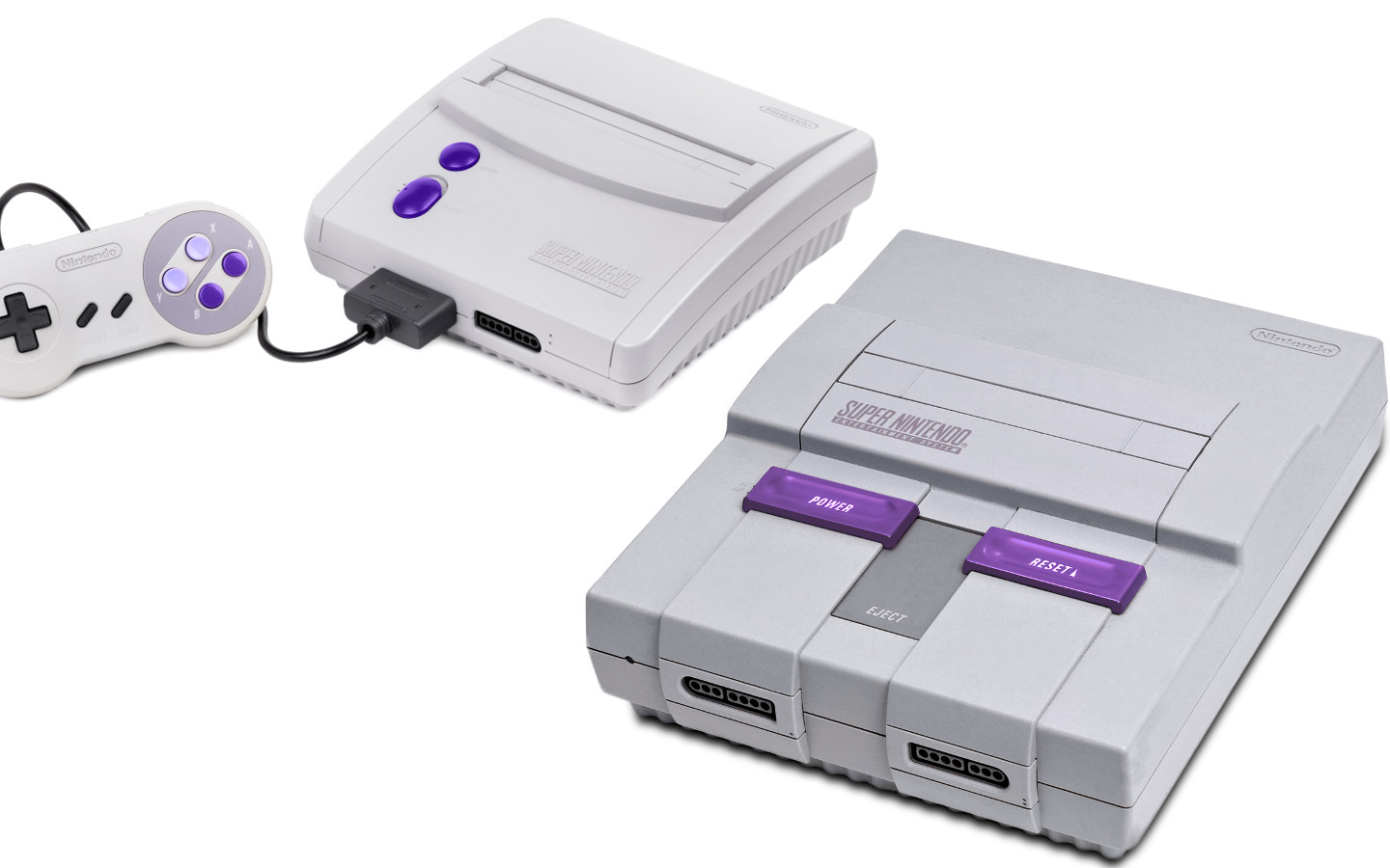 image of the SNES and SNES Jr.