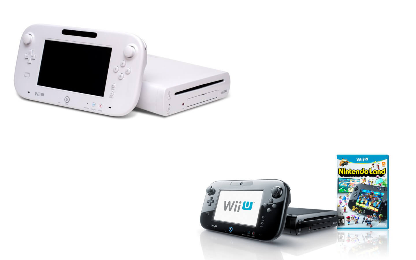 image of the different models of the Nintendo Wii U