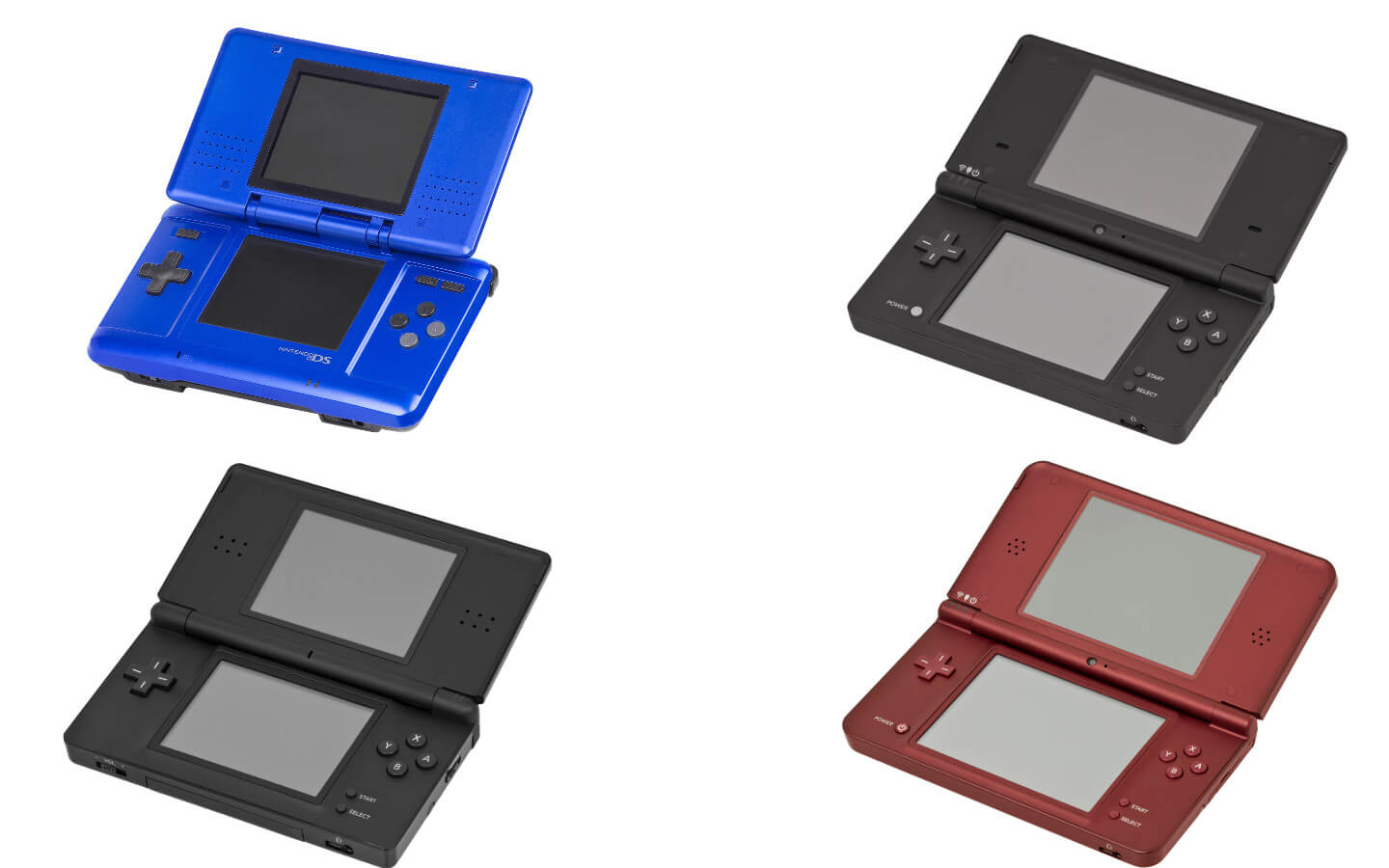 image of Nintendo DS, DS Lite, DSi, and DSi XL