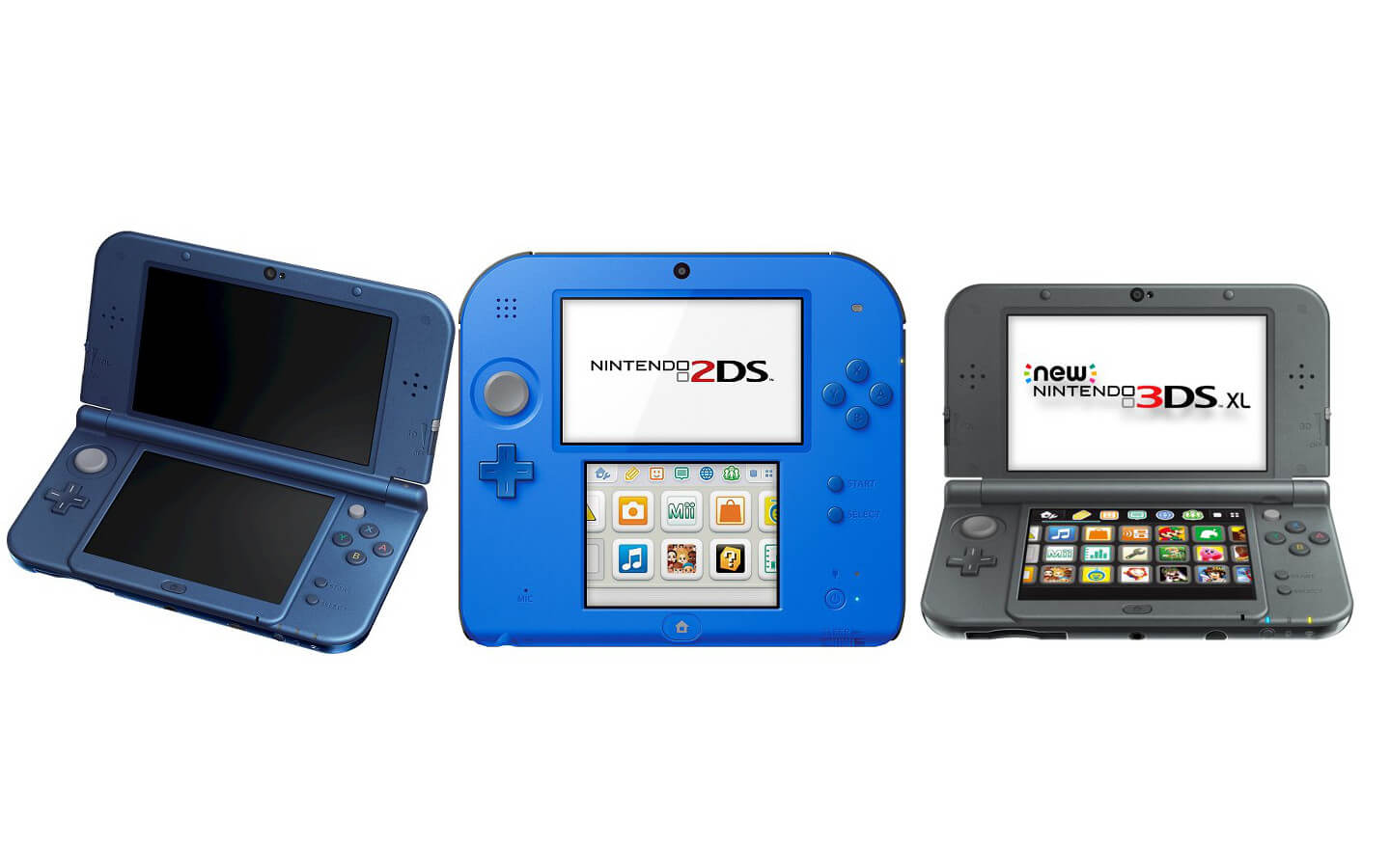 image of Nintendo 3DS, 2DS, and NEW 3DS XL