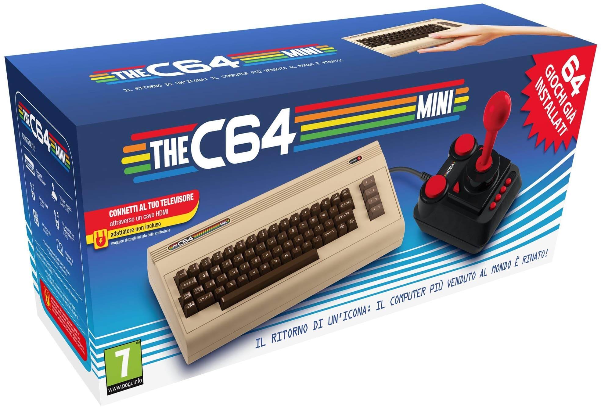 C64 Mini in retail packaging