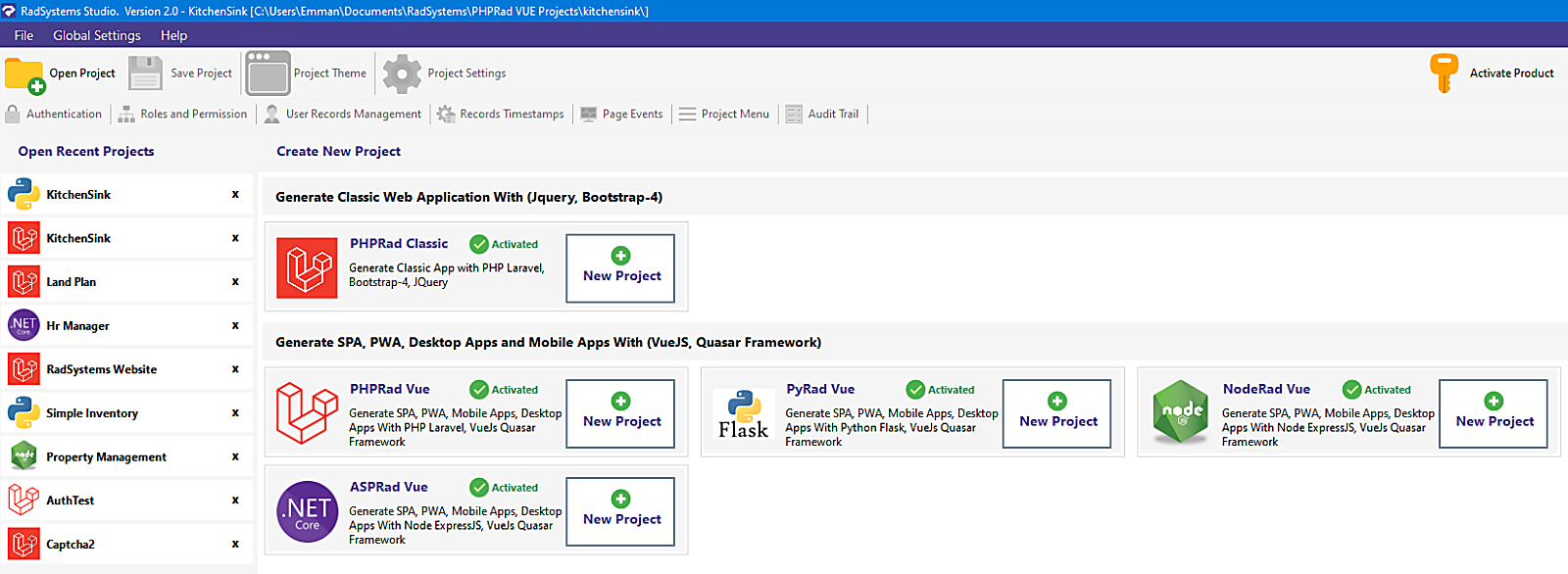 RadSystems Studio version 3.4 Retail