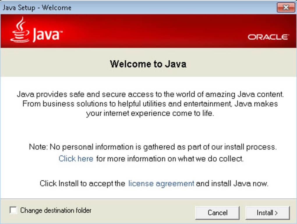 java-runtime-environment-screenshot Pogo games not loading