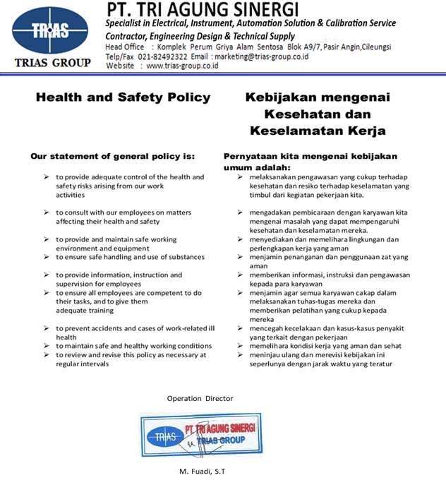 Health and Safety Policy 1