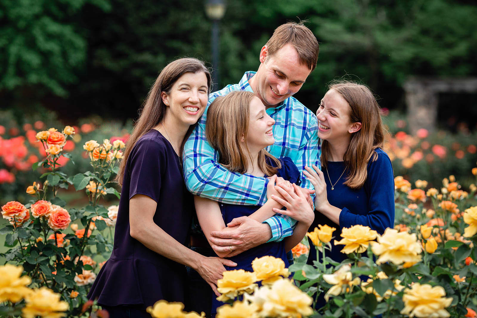 Rose Garden Photo Shoot Professional Photographer Raleigh Nc