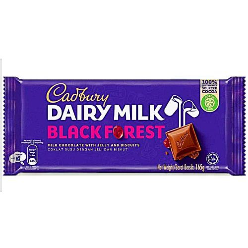 Cadbury Dairy Milk Black Forest 165g Chocsmart