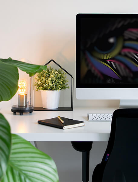 Photo d'un bureau de travail