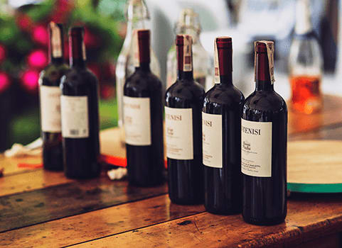 Bouteilles de vin
