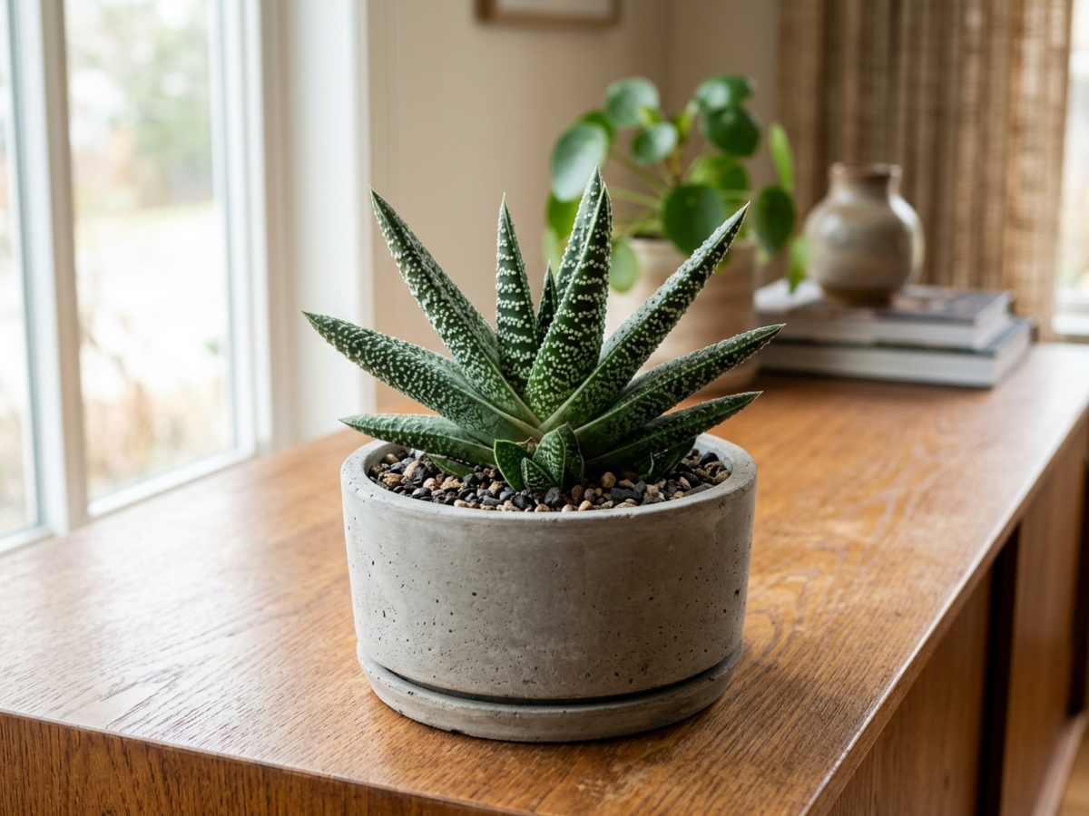 Gasteria Ox Tongue low light indoor succulent plant in Bengaluru - Happy Greenery