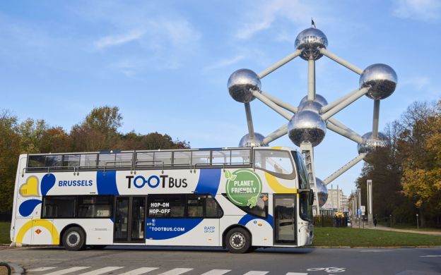 Tootbus Brussels: Vé Hop-On, Hop-Off & Atomium