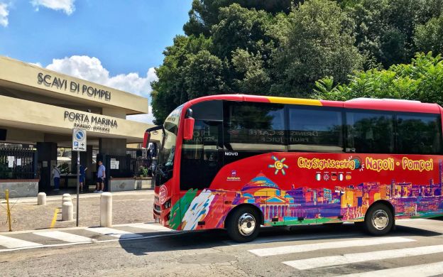 City Sightseeing Naples Hop-on, Hop-off & Shuttle Bus to Pompeii