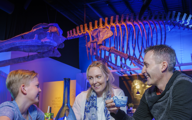 Beautiful moments of joy as a family embraces the wonders of The Museum of Whales of Iceland, forging unforgettable memories together.