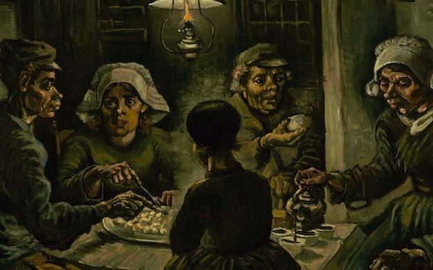 Within the renowned Van Gogh Museum, an image unveils a magnificent portrait, captivating visitors with its sheer beauty.