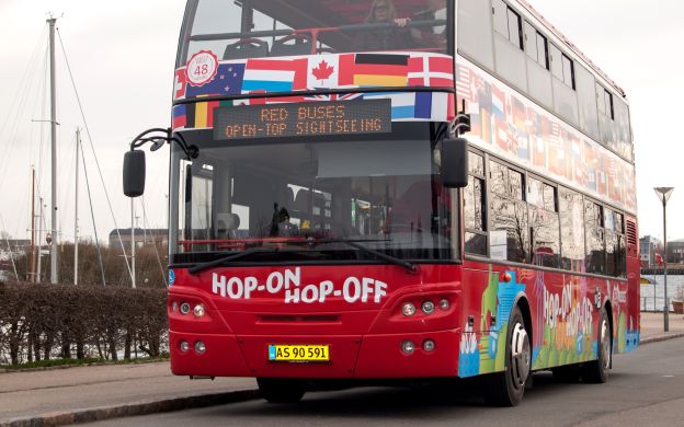 Red Sightseeing Copenhagen: Hop-On, Hop-Off Bus Tour with Boat Ride