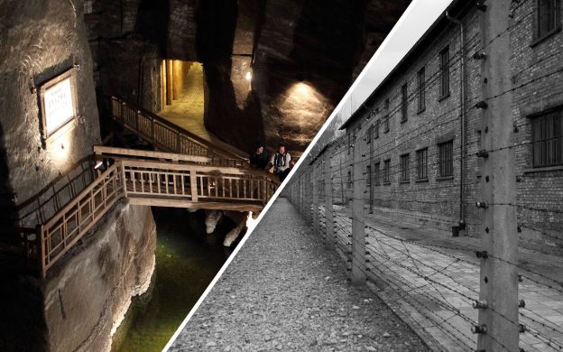 Auschwitz và Mỏ muối Wieliczka: Không cần xếp hàng, Tour theo nhóm và Xe đưa đón từ Krakow