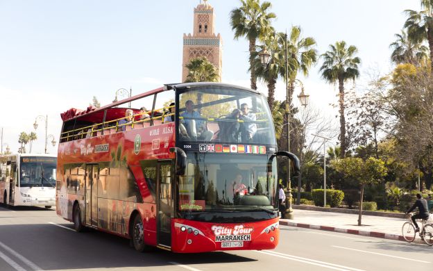 open top bus tour marrakech