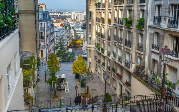 Spaziergang Durch Montmartre