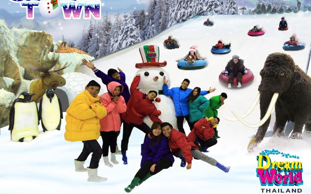 DreamWorld Bangkok and Snow Town Ticket with Optional Lunch