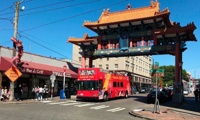 City Sightseeing Seattle: Hop-On, Hop-Off and Harbor Cruise