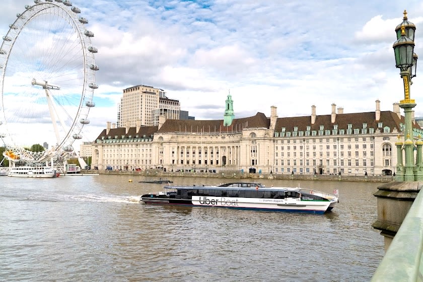 Uber Boat by Thames Clippers Hop On Hop Off Pass IFS Cloud Cable Car