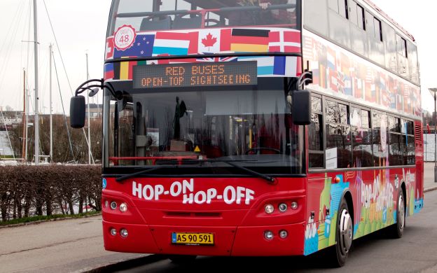 red bus tour copenhagen