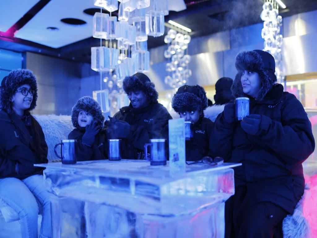 Freezing in Dubai: Visit to Chillout Ice Lounge