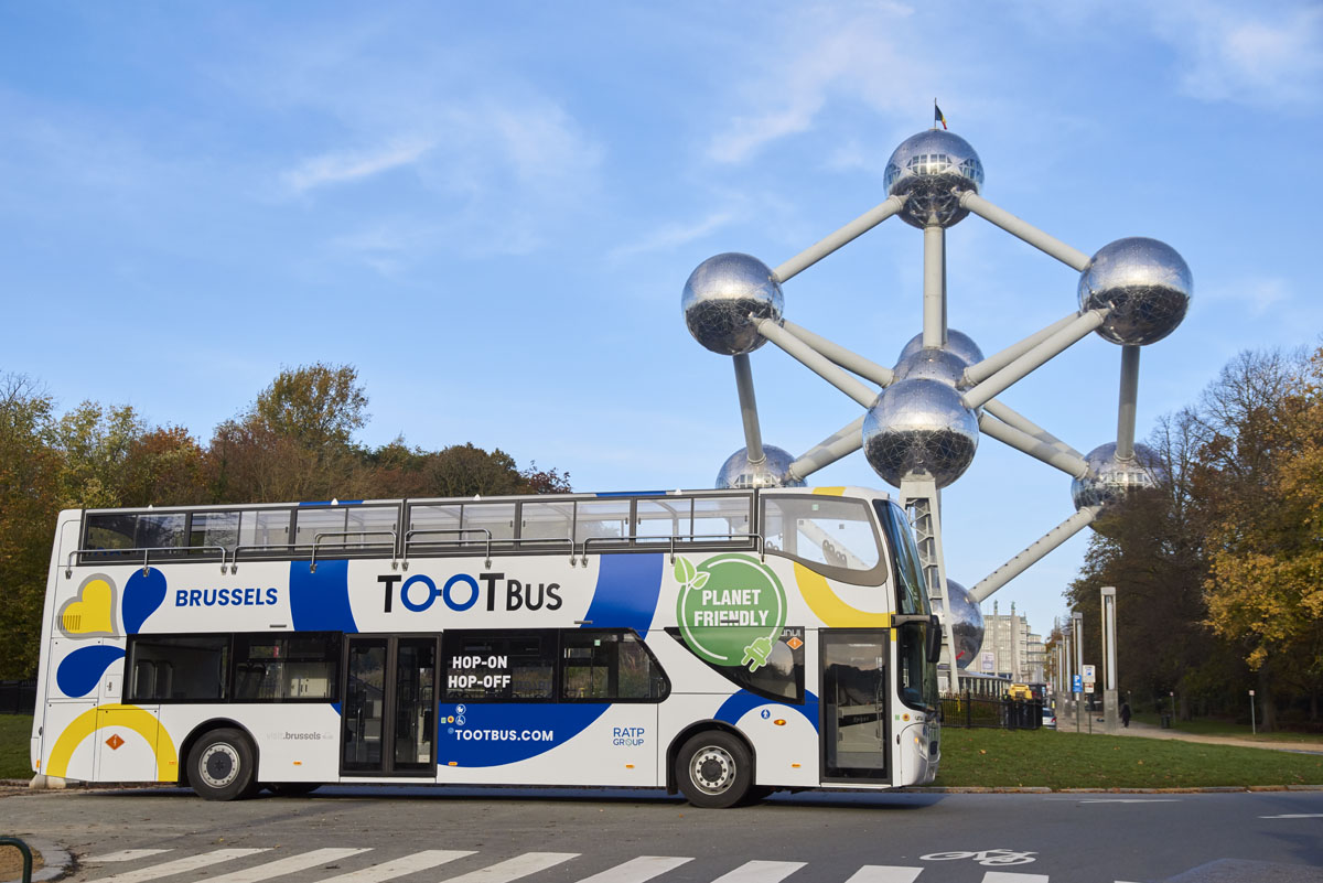 Brüsseldə avtobus: minmə, düşmə və Atomium bileti