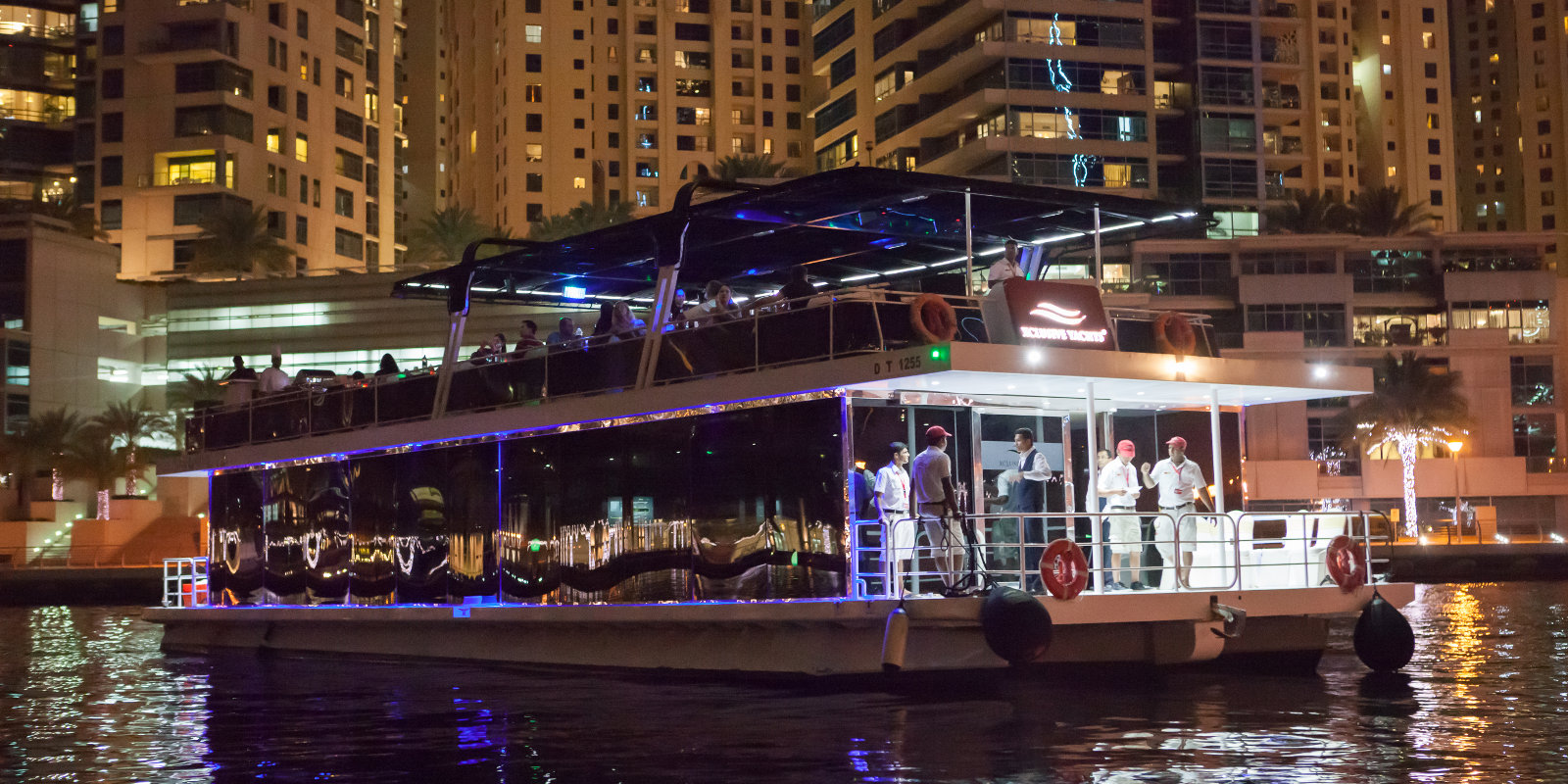 Dubai Marina Glass Boat Dinner Cruise