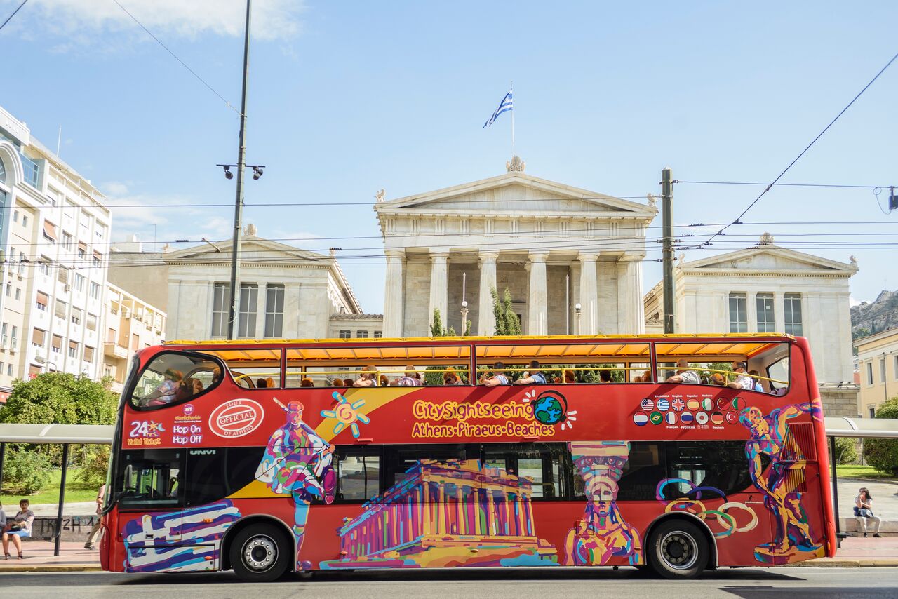 City Sightseeing Athens: Hop-On, Hop-Off Bus Tour