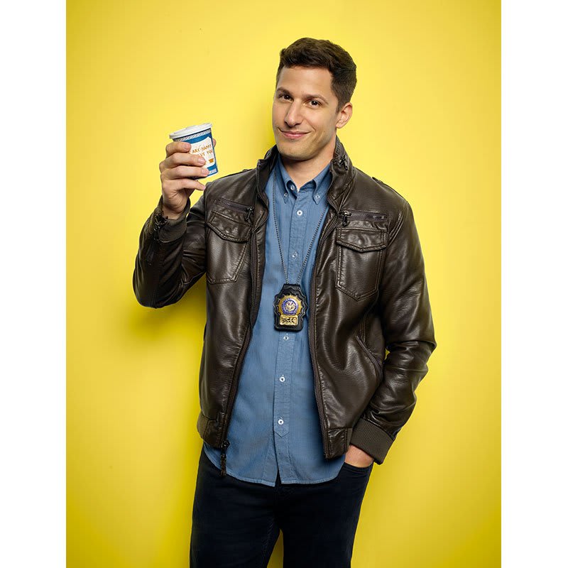 Brooklyn Nine Nine Detective Jake Peralta Leather Jacket Leatherjackets