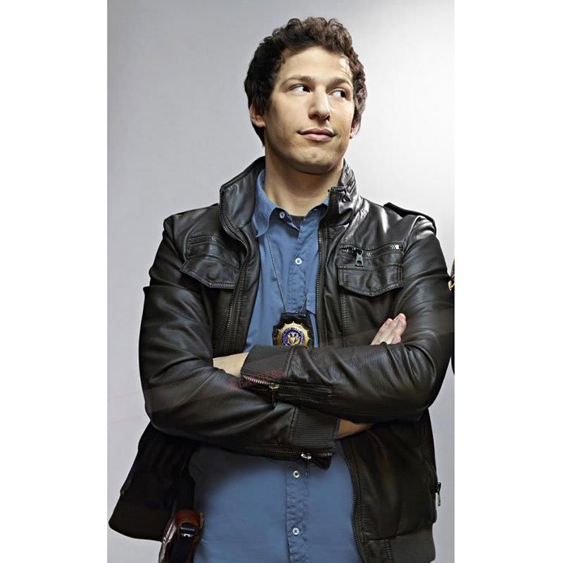 Brooklyn Nine Nine Detective Jake Peralta Leather Jacket Leatherjackets