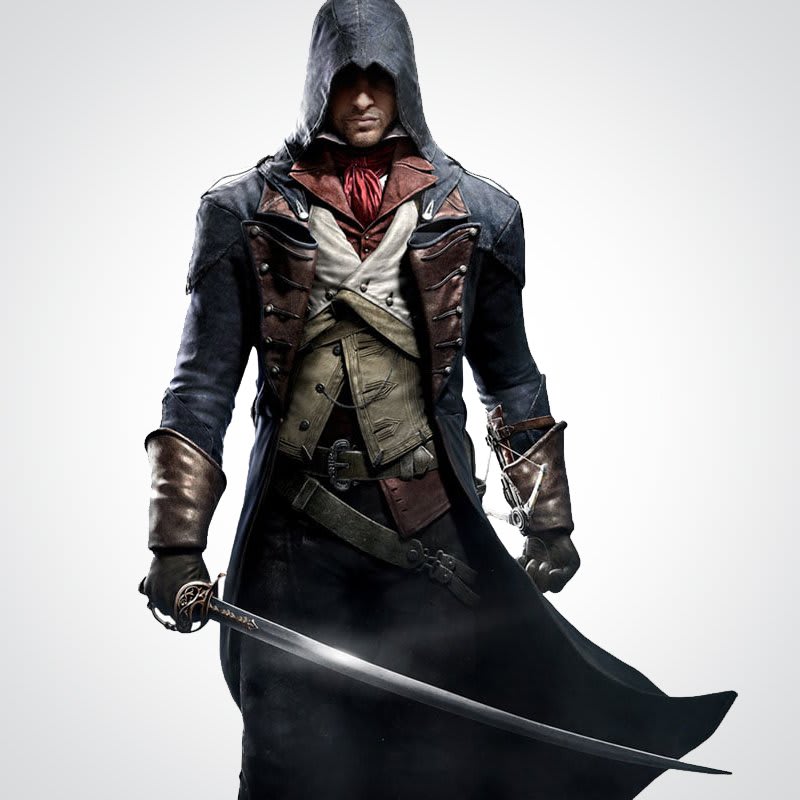 Arno Dorian Assassin's Creed Unity Video Game Blue Trench Coat