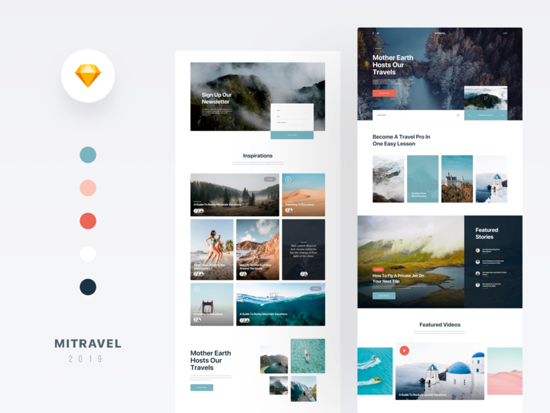 MI Travel - Free Sketch Template