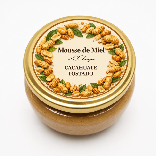 Mousse de Miel con Cacahuate Tostado