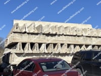1,000LF of F-Shape Barrier Wall with Cage-1