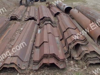 70 Pair of Used H2007 Sheet Pile at 15' to 45'-1